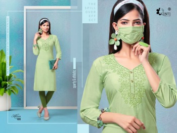 Kinti Millano rayon Daily wear Kurtis wholesaler