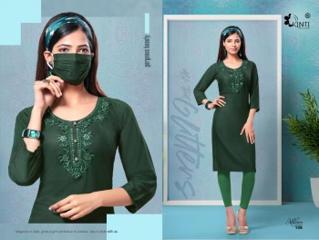 Kinti Millano rayon Daily wear Kurtis wholesaler