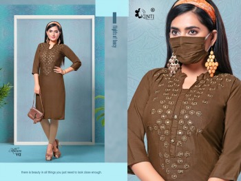 Kinti Millano rayon Daily wear Kurtis wholesaler