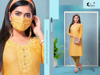 Kinti Millano rayon Daily wear Kurtis wholesaler