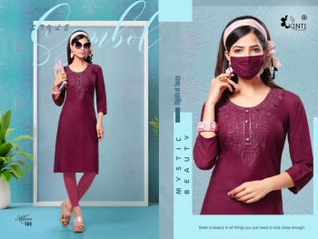 Kinti Millano rayon Daily wear Kurtis wholesaler