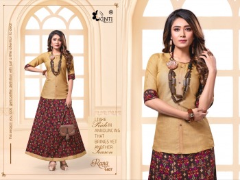 Kinti Rang tarang vol 14 Top with Skirt catalog wholesaler