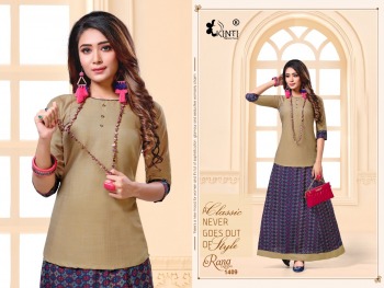 Kinti Rang tarang vol 14 Top with Skirt catalog wholesaler