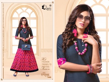 Kinti Rang tarang vol 14 Top with Skirt catalog wholesaler