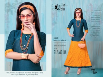 Kinti Rang tarang vol 16 Rayon Tops with Skirt catalog