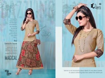 Kinti Rang tarang vol 16 Rayon Tops with Skirt catalog