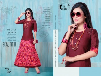 Kinti Rang tarang vol 16 Rayon Tops with Skirt catalog