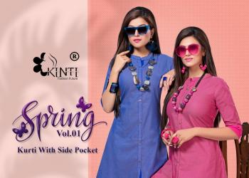 Kinti Spring Daily wear kurtis wholesaler