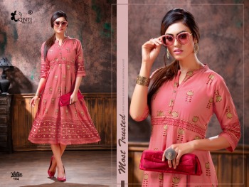 kinti Vintage rayon anarkali kurtis buy wholesale price