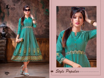 kinti Vintage rayon anarkali kurtis buy wholesale price