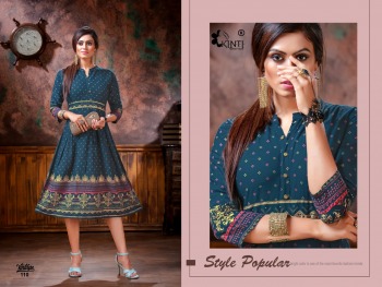 kinti Vintage rayon anarkali kurtis buy wholesale price