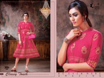 kinti Vintage rayon anarkali kurtis buy wholesale price