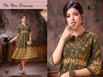 kinti Vintage rayon anarkali kurtis buy wholesale price