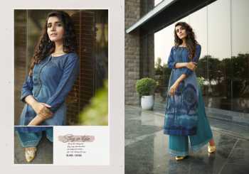 Kivi fashion Fiesta vol 4 Kurtis with Palazzo catalog wholesaler