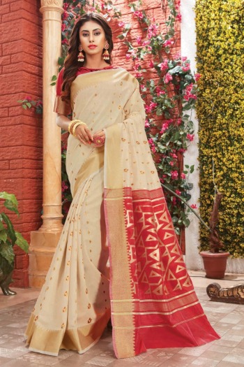 kochi Handloom Cotton Saree catalog wholesaler