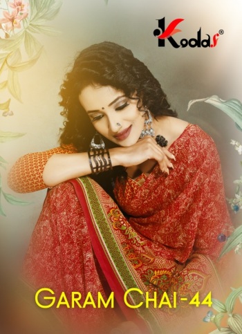 Kodas Garam Chai vol 44 Saree wholesale price