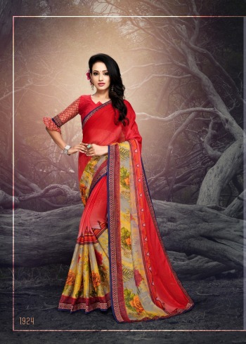 Kodas Nia Chiffon print daily wear Saree catalog wholesaler