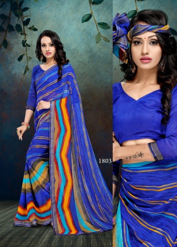 Kodas Pasta Queen 6 pattron Weightless Saree wholesale price