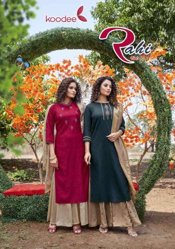 Koodee Rahi vol 1 kurtis with palazzo and Dupatta wholesaler