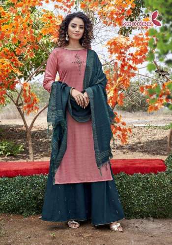 Koodee Rahi vol 1 kurtis with palazzo and Dupatta wholesaler