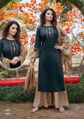 Koodee Rahi vol 1 kurtis with palazzo and Dupatta wholesaler