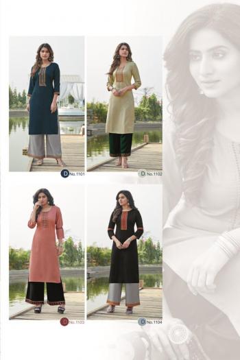 Krisha Export Vanshika rayon kurtis with Palazzo wholesaler