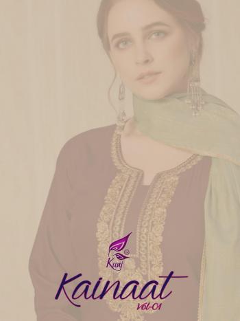 Kunj Kainaat vol 1 Rayon Kurtis with Palazzo and Dupatta Wholesaler