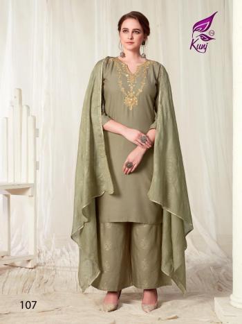 Kunj Kainaat vol 1 Rayon Kurtis with Palazzo and Dupatta Wholesaler