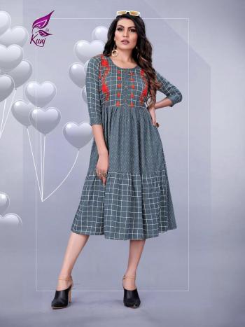 Kunj Kivi vol 2 Rayon kurtis catalog wholesaler