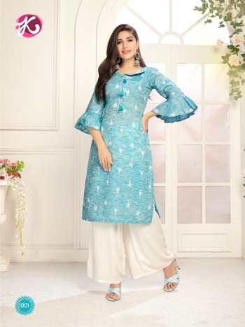 Kurti times Elite kurtis with palazzo Wholesaler