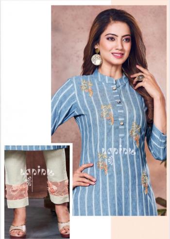 La Pink Zeel vol 1 Kurtis with pant wholesale Price