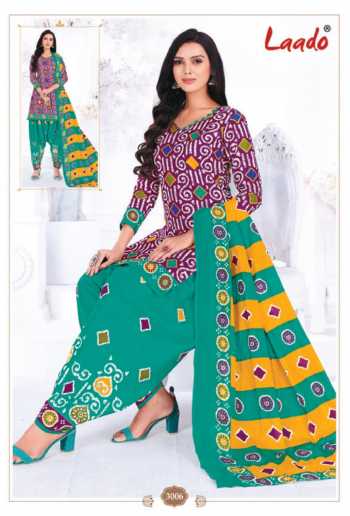 Laado Batik Special vol 3 Cotton punjabi dress Material