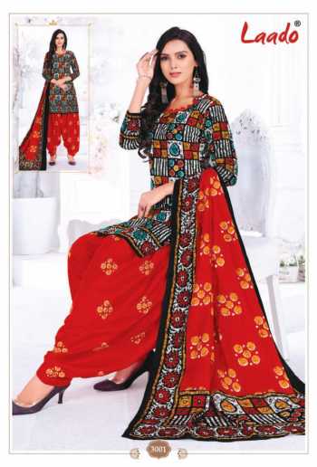 Laado Batik Special vol 3 Cotton punjabi dress Material