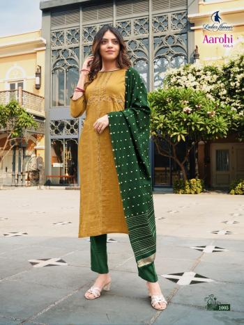 Ladies Flavour aarohi vol 3 kurtis with pant and Dupatta catalog