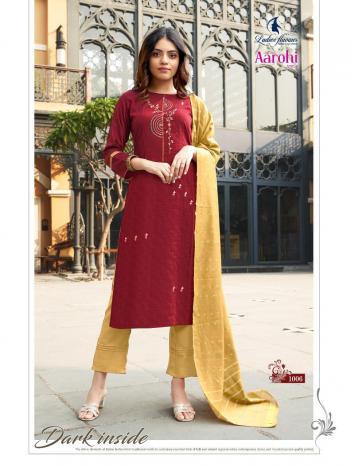 Ladies Flavour aarohi vol 3 kurtis with pant and Dupatta catalog