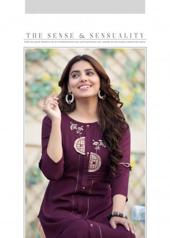 Ladies Flavour Ginni Rayon kurtis with Palazzo Wholesaler