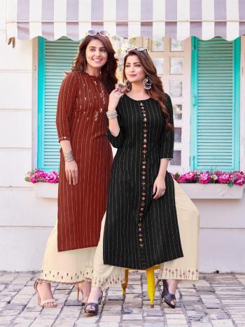 Ladies Flavour Jasmeet kurtis with palazzo wholesaler