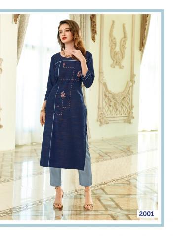 Ladies Flavour ozarro Rayon kurtis with Pant Catalog