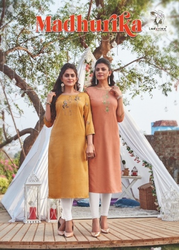 Ladyview Madhurika Rayon kurtis wholesaler