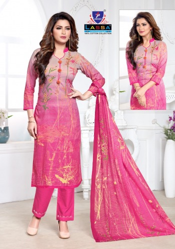 Lassa Bombay Karachi Cotton vol 4 Dress Material catalog