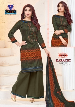 Lassa Karachi Cotton vol 6 Dress Material Wholesale Price