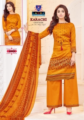 Lassa Karachi Cotton vol 6 Dress Material Wholesale Price