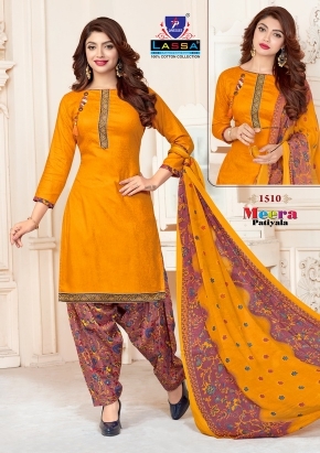 Lassa Meera Patiyala vol 15 Cotton Dress Material