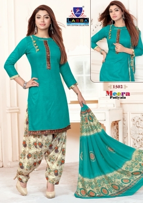 Lassa Meera Patiyala vol 15 Cotton Dress Material