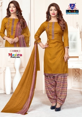 Lassa Meera Patiyala vol 15 Cotton Dress Material