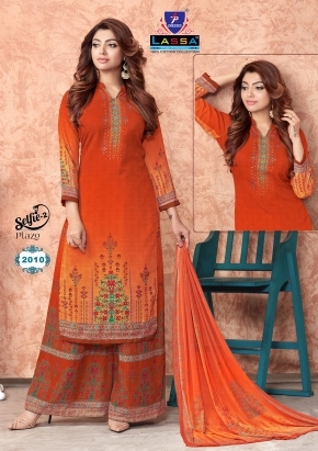 Lassa Selfie palazzo vol 2 Cotton Pakistani dress material