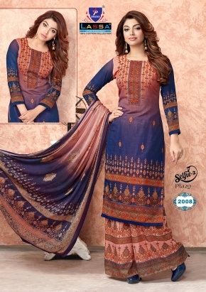 Lassa Selfie palazzo vol 2 Cotton Pakistani dress material