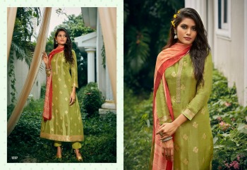 Laxmimaya Saugat Silk Jacquard Salwar kameez wholesaler