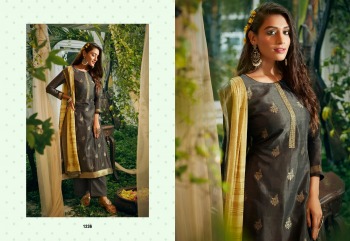 Laxmimaya Saugat Silk Jacquard Salwar kameez wholesaler