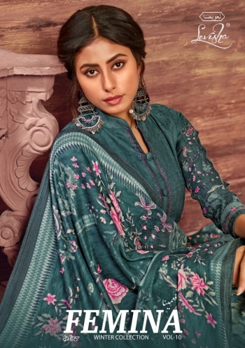 Levisha Femina vol 10 pashmina Winter Salwar Kameez wholesaler